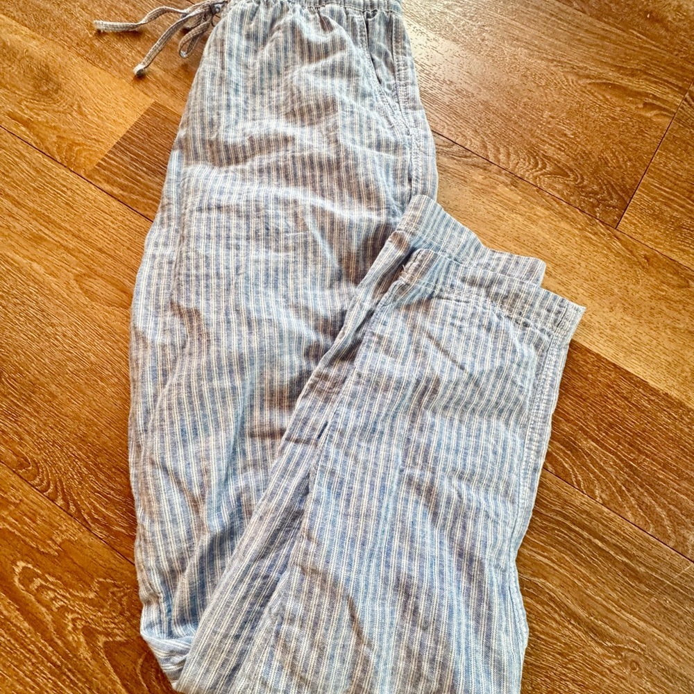 Striped Blue and White Pants